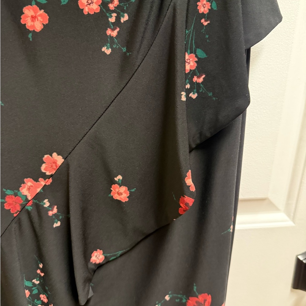 Lauren Ralph Lauren Cleora floral faux-wrap dress Size 2, Worn Once perfect cond - Picture 6 of 15